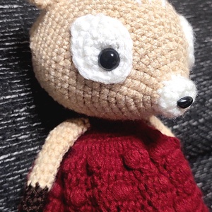 AKCIÓ!!! Horgolt kislány őzike, Játék & Sport, Plüssállat & Játékfigura, Más figura, Horgolás, MESKA