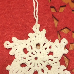 Horgolt karácsonyi díszek , Karácsony, Karácsonyi lakásdekoráció, Karácsonyfadíszek, Horgolás, MESKA