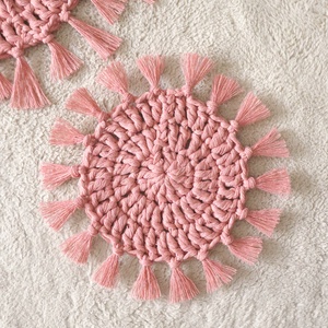 Horgolt terítő szett/alátétek - otthon & életmód - dekoráció - asztal és polc dekoráció - horgolt & csipketerítő - Meska.hu