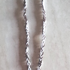 Horgolt virágos nyaklánc  - ékszer - nyaklánc - medálos nyaklánc - Meska.hu