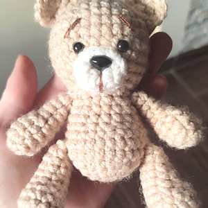 Horgolt maci - játék & sport - plüssállat & játékfigura - maci - Meska.hu