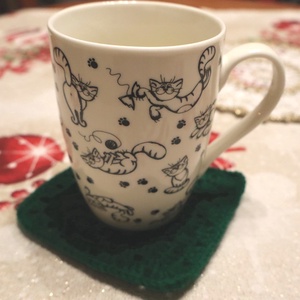 Horgolt alátétek - otthon & életmód - konyhafelszerelés, tálalás - tálalás - tányér- és poháralátét - Meska.hu