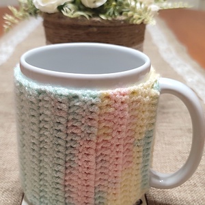 Horgolt bögrepulcsi - otthon & életmód - dekoráció - asztal és polc dekoráció - asztaldísz - Meska.hu