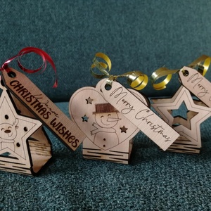Karácsonyi bonbontartók - karácsony - karácsonyi lakásdekoráció - karácsonyfadíszek - Meska.hu