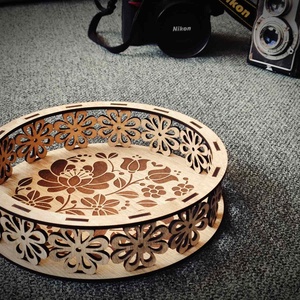 Virágmintás dobozka - otthon & életmód - konyhafelszerelés, tálalás - tálalás - tálca - Meska.hu