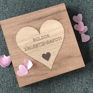 Valentin-napi lézervágott szív  - otthon & életmód - dekoráció - dísztárgy - Meska.hu