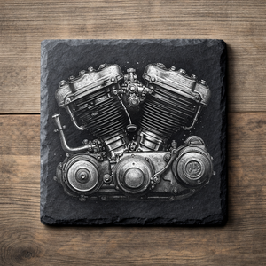 Gravírozott pala poháralátét , Otthon & Életmód, Konyhafelszerelés, tálalás, Tálalás, Tányér- és poháralátét, Gravírozás, pirográfia, Ajándékozz motoros barátaidnak egy igazán egyedi ajándékot!
Precíz, részletes gravírozással készült..., MESKA