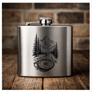 Gravírozott flaska, Otthon & Életmód, Konyhafelszerelés, tálalás, Flaska, csatos üveg, Gravírozás, pirográfia, MESKA