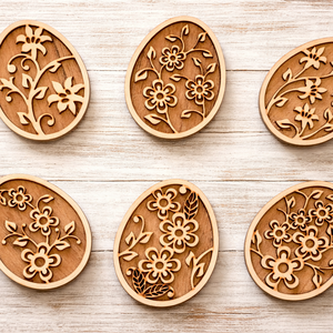 Húsvéti fa tojás, Ünnepi díszek, dekorációk, Húsvéti díszek és dekorációk, Húsvéti tojásfadíszek, Famegmunkálás, Gravírozás, pirográfia, MESKA