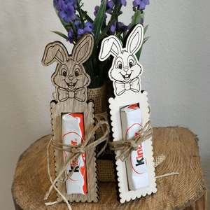 Húsvéti nyuszis csokitartó - otthon & életmód - dekoráció - dísztárgy - Meska.hu