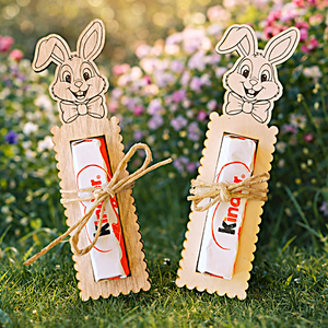 Húsvéti nyuszis csokitartó - Meska.hu