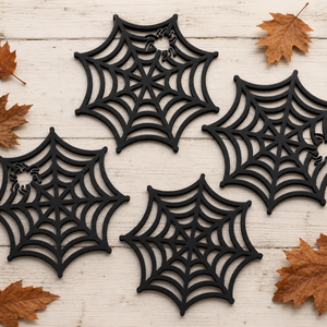 Halloween poháralátét - Meska.hu