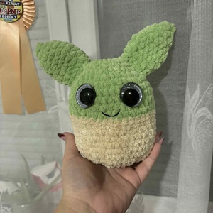 Horgolt Baby Yoda (világos) - Meska.hu