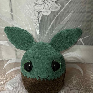 Baby Yoda (sötét) - játék & sport - plüssállat & játékfigura - más figura - Meska.hu