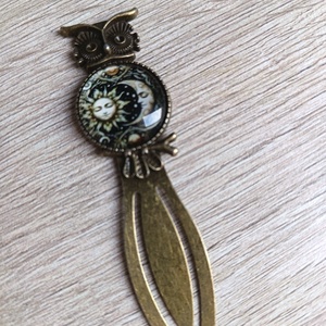 Bagoly nap-hold könyvjelző - könyv & zene - könyvjelző - Meska.hu