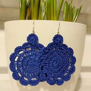 Horgolt fülbevaló , Ékszer, Fülbevaló, Fülékszer, Ékszerkészítés, Horgolás, MESKA