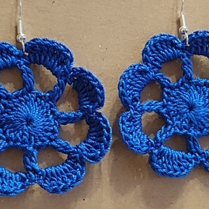 Horgolt fülbevalók - ékszer - fülbevaló - fülékszer - Meska.hu