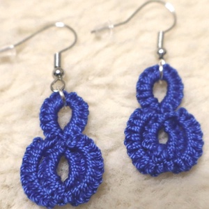 Hajócsipke fülbevaló, Ékszer, Fülbevaló, Fülékszer, Csipkekészítés, Ékszerkészítés, MESKA