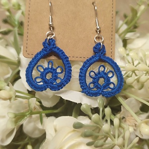 Hajócsipke fülbevaló, Ékszer, Fülbevaló, Fülékszer, Ékszerkészítés, Csipkekészítés, MESKA