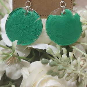 Gyanta fülbevaló , Ékszer, Fülbevaló, Fülékszer, Ékszerkészítés, MESKA