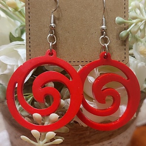 Gyanta fülbevaló  - Meska.hu