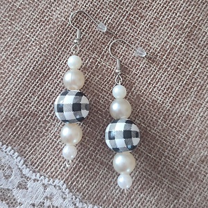 Gyöngyös fülbevaló , Ékszer, Fülbevaló, Fülékszer, Ékszerkészítés, Gyöngyfűzés, gyöngyhímzés, MESKA