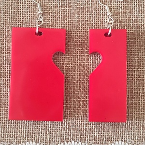 Gyanta fülbevaló  - ékszer - fülbevaló - fülékszer - Meska.hu