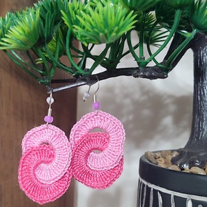 AKCIÓ!!! Horgolt fülbevalók, Ékszer, Fülbevaló, Fülékszer, Ékszerkészítés, Horgolás, MESKA