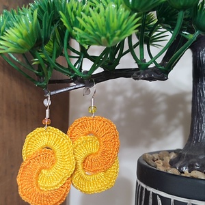 AKCIÓ!!! Horgolt fülbevalók - ékszer - fülbevaló - fülékszer - Meska.hu