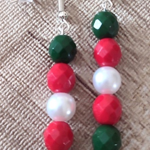 Gyöngyös fülbevalók - ékszer - fülbevaló - fülékszer - Meska.hu