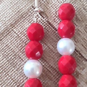 Gyöngyös fülbevalók - ékszer - fülbevaló - fülékszer - Meska.hu