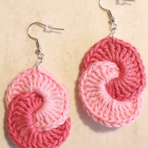 Horgolt fülbevaló , Ékszer, Fülbevaló, Fülékszer, Ékszerkészítés, Horgolás, MESKA