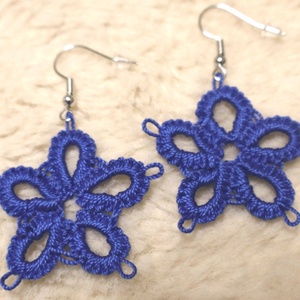 Hajócsipke fülbevaló, Ékszer, Fülbevaló, Fülékszer, Csipkekészítés, Ékszerkészítés, MESKA