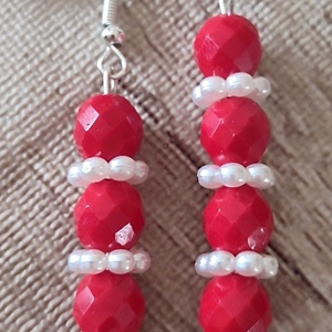 Gyöngyös fülbevalók - ékszer - fülbevaló - fülékszer - Meska.hu