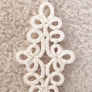 Hajócsipke nyaklánc , Ékszer, Nyaklánc, Medálos nyaklánc, Ékszerkészítés, Csipkekészítés, MESKA