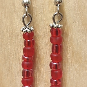 Gyöngyös fülbevalók, Ékszer, Fülbevaló, Fülékszer, Ékszerkészítés, Gyöngyfűzés, gyöngyhímzés, MESKA