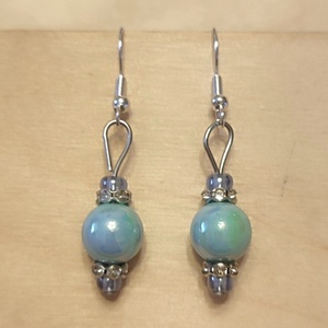 Gyöngyös fülbevalók - ékszer - fülbevaló - fülékszer - Meska.hu