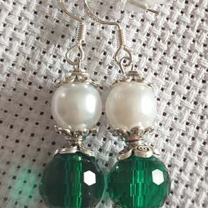 Gyöngyös fülbevaló, Ékszer, Fülbevaló, Fülékszer, Ékszerkészítés, Gyöngyfűzés, gyöngyhímzés, MESKA