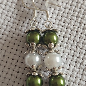 Gyöngyös fülbevaló , Ékszer, Fülbevaló, Fülékszer, Ékszerkészítés, Gyöngyfűzés, gyöngyhímzés, MESKA