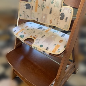 Késztermék Stokke trip-trap ülőkebetét + ajándék előke( nem vízálló). - otthon & életmód - babaszoba, gyerekszoba - etetőszék huzat - Meska.hu