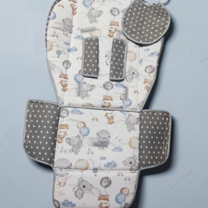 Baby Mix Infant,  Chippolino maxi etetőszékhuzat, Baba - mama, Babaszobabútor, Etetőszék huzat, Varrás, Eredeti huzattal megegyező méret. Az ár tartalmazza a biztonsági övre rögzíthető tépőzáras párnát i..., MESKA