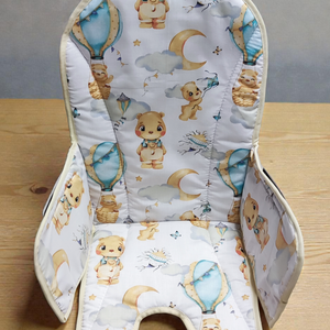 Etetőszék huzat, IKEA antilop etetőszék párna., Baba - mama, Babaszobabútor, Etetőszék huzat, Varrás, MESKA