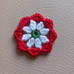 Kokárda horgolás-oktatócsomag - diy (csináld magad) - szabásminta, útmutató - horgolási minta - Meska.hu