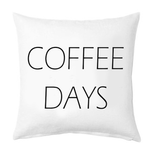 Egyedi feliratos díszpárna szett, DEKOR PÁRNA SZETT � Coffee Days, Whiskey Nights (2db huzat + 2db belső párna) - otthon & életmód - lakástextil - párna & párnahuzat - Meska.hu