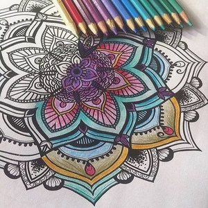 30 oldal - Nyomtatható színezőkönyv - Digitális PDF/Jpeg nyomtatható kifestőkönyv 30 db mintával - A MANDALÁK KÖNYVE -  - Meska.hu