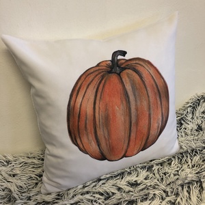 Őszi díszpárna szett (3 db-os), Halloween tök, Őszi Falevél, Hello Ősz grafikás dekor párna, belső párna + párnahuzat - otthon & életmód - dekoráció - halloween - halloweeni dekoráció - Meska.hu