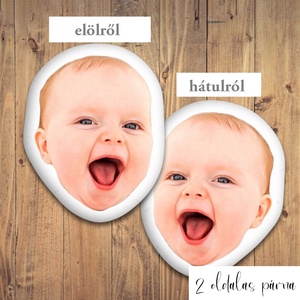 Baba arcos egyedi fotós párna saját fényképpel Nagyszülőknek, Apák napjára, Babaváró ajándéknak formapárna - otthon & életmód - lakástextil - párna & párnahuzat - Meska.hu