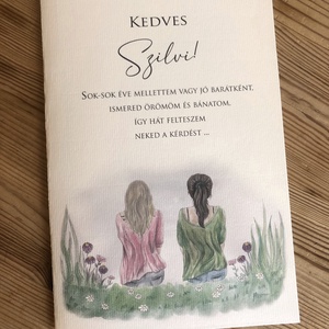  Egyedi tanú felkérő képeslap egyedi felirattal, Esküvői kártya, kézműves lap, esküvői képeslap - Meska.hu