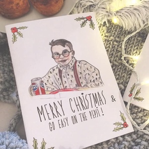 Reszkessetek betörők karácsonyi képeslap csomag, Vicces képeslapok,  90-es évek, Ajándékkísárő lártya, Ajándékkártya - karácsony - karácsonyi ajándékozás - karácsonyi képeslap, üdvözlőlap, ajándékkísérő - Meska.hu