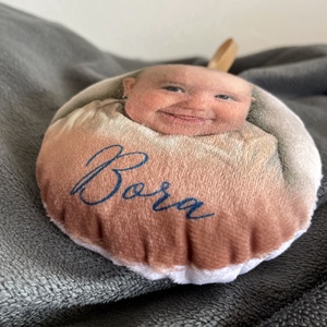 Fényképes névre szóló karácsonyfadísz, saját fotós neves karácsonyi dekor, ajándék karácsonyra - karácsony - karácsonyi lakásdekoráció - karácsonyfadíszek - Meska.hu